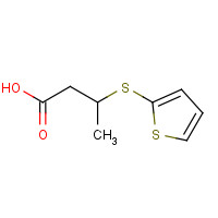 120279-20-1 3-thiophen-2-ylsulfanylbutanoic acid chemical structure