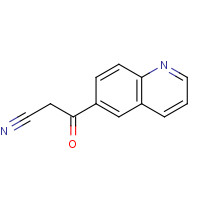 249937-48-2 3-oxo-3-quinolin-6-ylpropanenitrile chemical structure