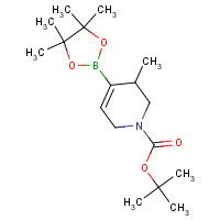 1268816-61-0 tert-butyl 3-methyl-4-(4,4,5,5-tetramethyl-1,3,2-dioxaborolan-2-yl)-3,6-dihydro-2H-pyridine-1-carboxylate chemical structure
