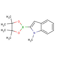 596819-10-2 1-methyl-2-(4,4,5,5-tetramethyl-1,3,2-dioxaborolan-2-yl)indole chemical structure