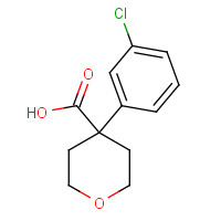 473706-23-9 4-(3-chlorophenyl)oxane-4-carboxylic acid chemical structure