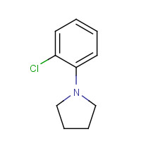 105516-46-9 1-(2-chlorophenyl)pyrrolidine chemical structure