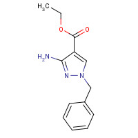 21377-11-7 ethyl 3-amino-1-benzylpyrazole-4-carboxylate chemical structure