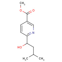 1383799-92-5 methyl 6-(1-hydroxy-3-methylbutyl)pyridine-3-carboxylate chemical structure