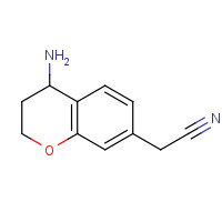 784205-08-9 2-(4-amino-3,4-dihydro-2H-chromen-7-yl)acetonitrile chemical structure