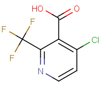 1018678-39-1 4-chloro-2-(trifluoromethyl)pyridine-3-carboxylic acid chemical structure