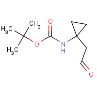 497861-78-6 tert-butyl N-[1-(2-oxoethyl)cyclopropyl]carbamate chemical structure