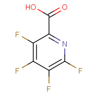 21550-66-3 3,4,5,6-tetrafluoropyridine-2-carboxylic acid chemical structure