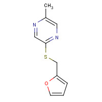 59303-08-1 2-(furan-2-ylmethylsulfanyl)-5-methylpyrazine chemical structure