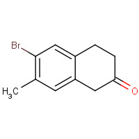 1245647-11-3 6-bromo-7-methyl-3,4-dihydro-1H-naphthalen-2-one chemical structure