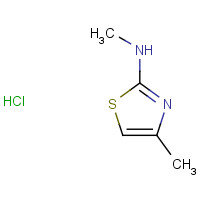 6142-17-2 N,4-dimethyl-1,3-thiazol-2-amine;hydrochloride chemical structure