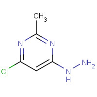 52476-88-7 (6-chloro-2-methylpyrimidin-4-yl)hydrazine chemical structure