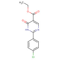 56406-33-8 ethyl 2-(4-chlorophenyl)-6-oxo-1H-pyrimidine-5-carboxylate chemical structure