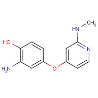 769961-46-8 2-amino-4-[2-(methylamino)pyridin-4-yl]oxyphenol chemical structure