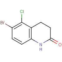 1404367-63-0 6-bromo-5-chloro-3,4-dihydro-1H-quinolin-2-one chemical structure