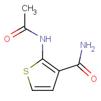55654-14-3 2-acetamidothiophene-3-carboxamide chemical structure
