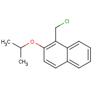 51958-28-2 1-(chloromethyl)-2-propan-2-yloxynaphthalene chemical structure