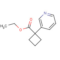 485828-10-2 ethyl 1-pyridin-3-ylcyclobutane-1-carboxylate chemical structure