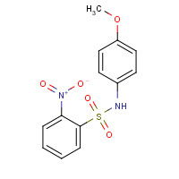 63228-64-8 N-(4-methoxyphenyl)-2-nitrobenzenesulfonamide chemical structure