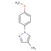 1252572-49-8 1-(4-methoxyphenyl)-4-methylpyrazole chemical structure