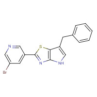 1312363-68-0 6-benzyl-2-(5-bromopyridin-3-yl)-4H-pyrrolo[2,3-d][1,3]thiazole chemical structure
