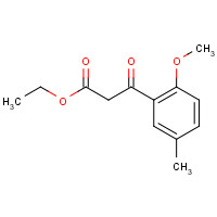 1039961-29-9 ethyl 3-(2-methoxy-5-methylphenyl)-3-oxopropanoate chemical structure