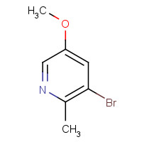 1256823-49-0 3-bromo-5-methoxy-2-methylpyridine chemical structure
