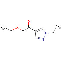 1104298-29-4 2-ethoxy-1-(1-ethylpyrazol-4-yl)ethanone chemical structure