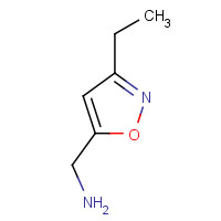 145689-96-9 (3-ethyl-1,2-oxazol-5-yl)methanamine chemical structure