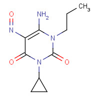 907998-07-6 6-amino-3-cyclopropyl-5-nitroso-1-propylpyrimidine-2,4-dione chemical structure