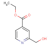 31804-60-1 ethyl 2-(hydroxymethyl)pyridine-4-carboxylate chemical structure