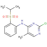 1032903-48-2 2-chloro-5-methyl-N-(2-propan-2-ylsulfonylphenyl)pyrimidin-4-amine chemical structure