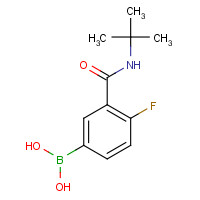 874219-26-8 [3-(tert-butylcarbamoyl)-4-fluorophenyl]boronic acid chemical structure