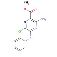 1837-82-7 methyl 3-amino-5-anilino-6-chloropyrazine-2-carboxylate chemical structure