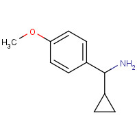 54398-65-1 cyclopropyl-(4-methoxyphenyl)methanamine chemical structure