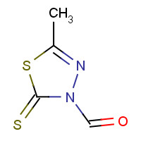 100747-87-3 5-methyl-2-sulfanylidene-1,3,4-thiadiazole-3-carbaldehyde chemical structure