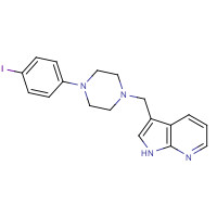 158985-08-1 3-[[4-(4-iodophenyl)piperazin-1-yl]methyl]-1H-pyrrolo[2,3-b]pyridine chemical structure