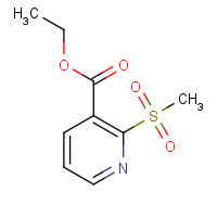 1186663-29-5 ethyl 2-methylsulfonylpyridine-3-carboxylate chemical structure