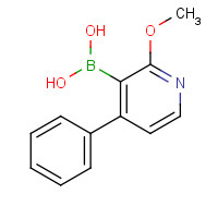 1029654-24-7 (2-methoxy-4-phenylpyridin-3-yl)boronic acid chemical structure