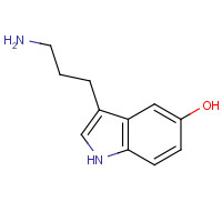 51580-89-3 3-(3-aminopropyl)-1H-indol-5-ol chemical structure