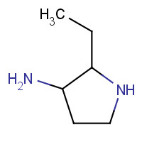 89582-21-8 2-ethylpyrrolidin-3-amine chemical structure