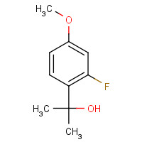 96826-25-4 2-(2-fluoro-4-methoxyphenyl)propan-2-ol chemical structure