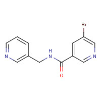 852916-15-5 5-bromo-N-(pyridin-3-ylmethyl)pyridine-3-carboxamide chemical structure