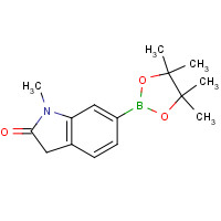 1428666-17-4 1-methyl-6-(4,4,5,5-tetramethyl-1,3,2-dioxaborolan-2-yl)-3H-indol-2-one chemical structure