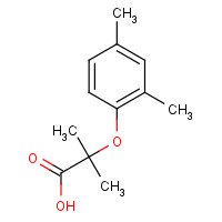 102416-45-5 2-(2,4-dimethylphenoxy)-2-methylpropanoic acid chemical structure