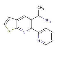 1353894-27-5 1-(6-pyridin-2-ylthieno[2,3-b]pyridin-5-yl)ethanamine chemical structure