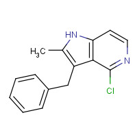 878232-93-0 3-benzyl-4-chloro-2-methyl-1H-pyrrolo[3,2-c]pyridine chemical structure