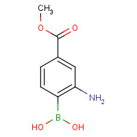 774530-27-7 (2-amino-4-methoxycarbonylphenyl)boronic acid chemical structure