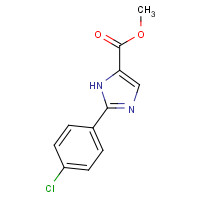 32683-01-5 methyl 2-(4-chlorophenyl)-1H-imidazole-5-carboxylate chemical structure