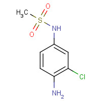 57165-03-4 N-(4-amino-3-chlorophenyl)methanesulfonamide chemical structure